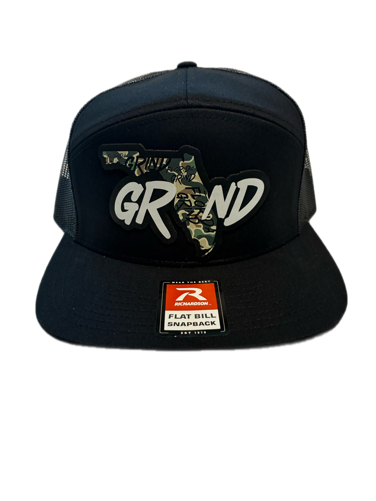 Duck Camo Flat Bill Trucker Hat