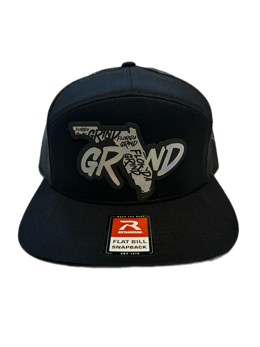 Holographic Flat Bill Trucker Hat