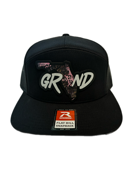 Pink Camo Flat Bill Trucker Hat